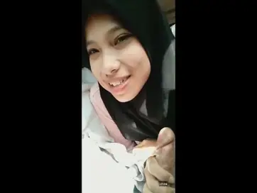 Jilbab Hitam BJ Di Mobil Lumer WOT HD poster